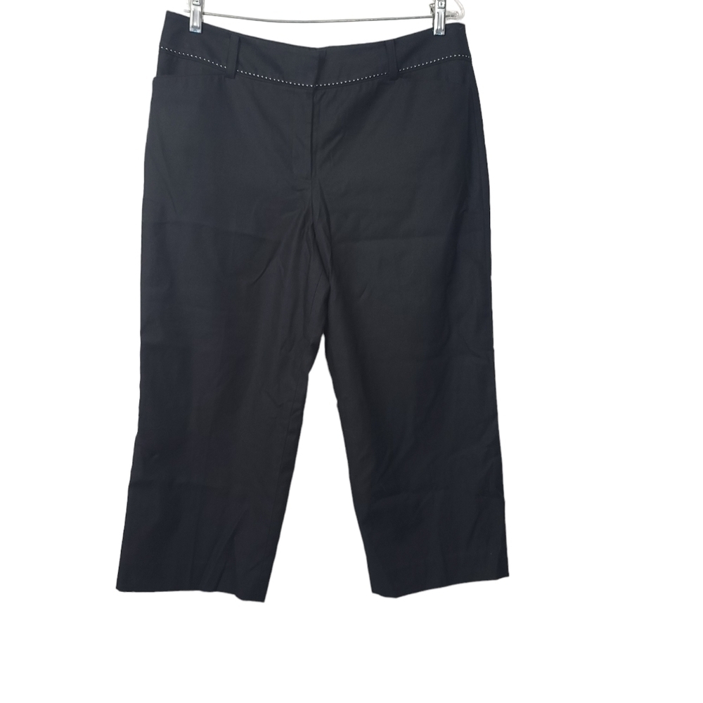 Ann Taylor Cropped Black Pants 14